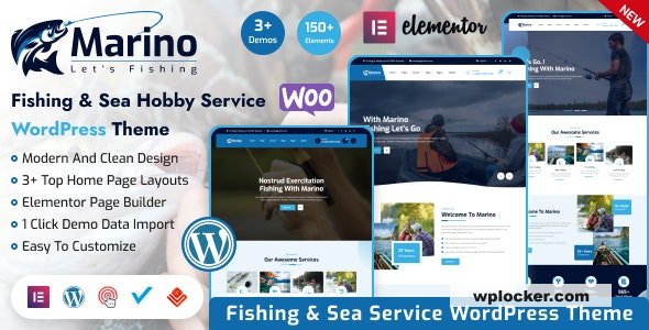 Marino v1.1.6 - Fishing & Sea Hobby WordPress Theme