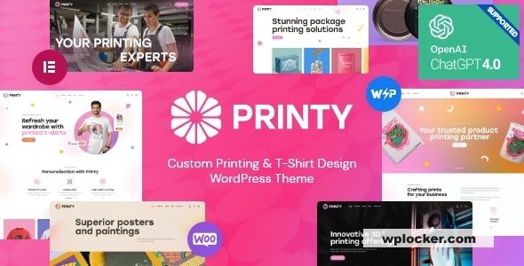 Printy v1.3 - Custom Printing & T-Shirt Design WordPress Theme