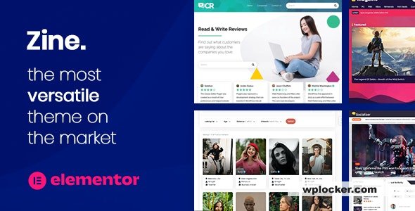 Zine v2.23 - Website Builder - WordPress Elementor Theme