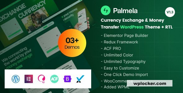 Palmela v1.3 - Online Banking & Money Transfer WordPress Theme