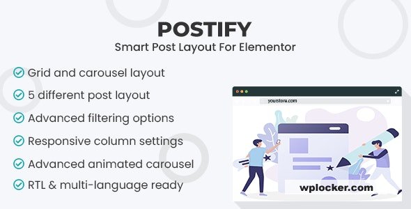 Postify v1.0.1 - Smart Post Layout for Elementor