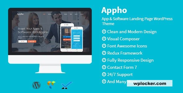 Appho v1.3 - App & Software Landing Page WordPress Theme