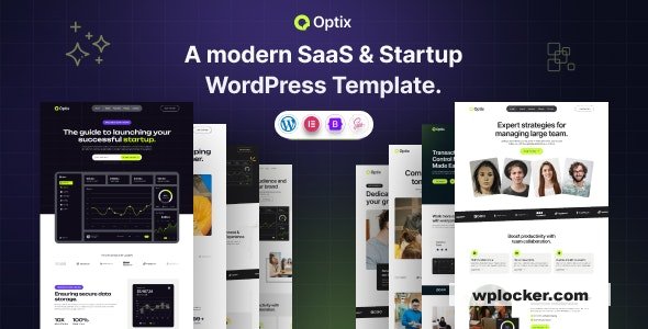 Optix v1.1.0 - SaaS & Startup WordPress Theme