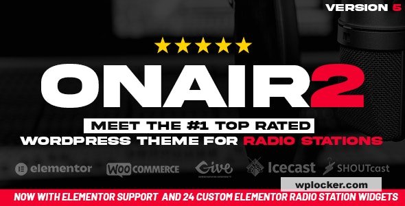 Onair2 v5.4.3 - Radio Station WordPress Theme