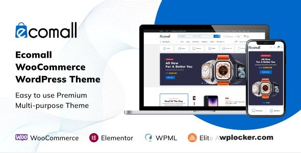 Ecomall v1.1.8 - Elementor Electronics WooCommerce Theme