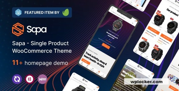 Sapa v1.1.0 - Product Landing Page WooCommerce Theme