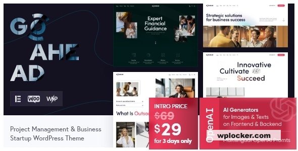 GoAhead v1.0 - Business Startup WordPress Theme