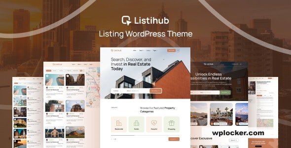 Listihub v1.0.6 - Listing WordPress Theme