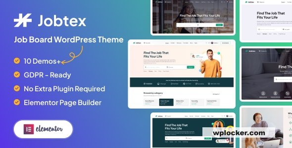 Jobtex v1.2.13 – Job Board WordPress Theme