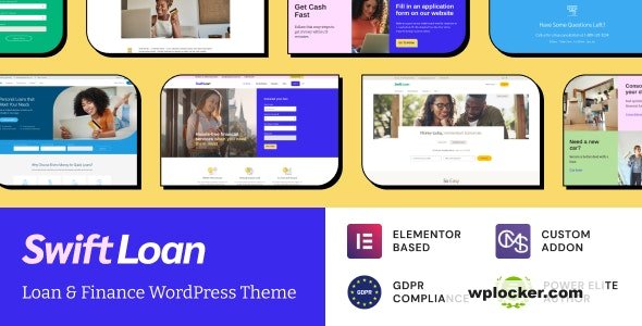 Swift Loan v1.1.8 - Payday & Banking Finance WordPress Theme