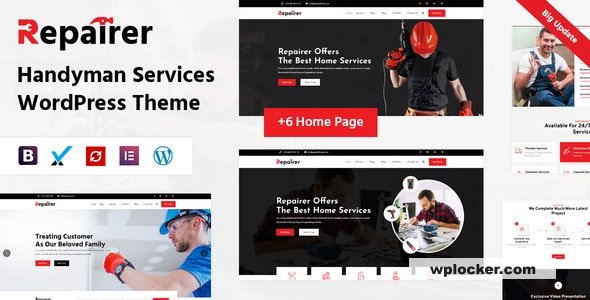 Repairer v3.0 - Handyman Services WordPress Theme