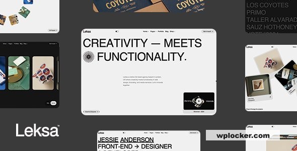 Leksa v1.0.0 - Creative Portfolio Showcase Theme
