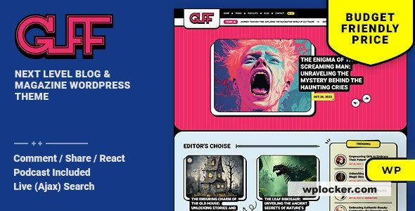 Guff v1.0.2 - Personal Blog & Magazine WordPress Theme