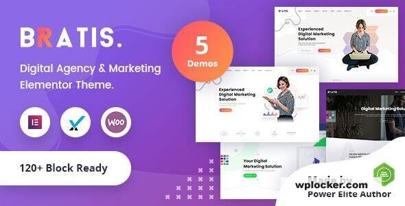 Bratis v3.0.1 - Digital Marketing WordPress Theme + RTL
