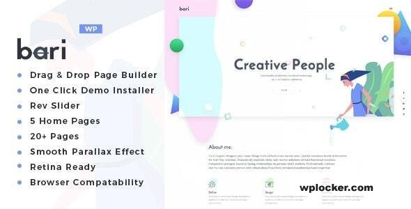 Bari v2.2 - Portfolio and SEO /Digital Agency WordPress Theme
