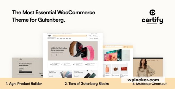 Cartify v1.2.6 - WooCommerce Gutenberg WordPress Theme