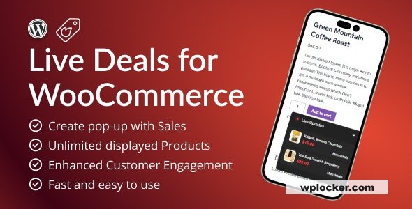 Live Deals for WooCommerce v1.0.0