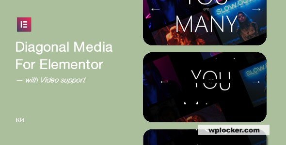 Diagonal Media for Elementor v1.0.1