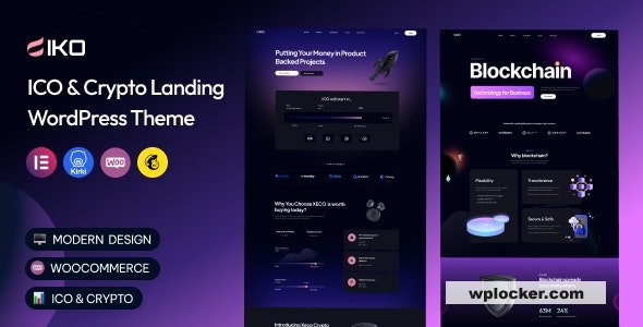 IKO v1.0 - ICO & Crypto Landing WordPress Theme