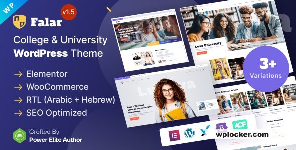 Falar v1.7.0 - College University Elementor WordPress Theme