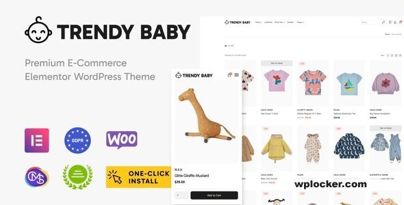 Trendy Baby v1.0.2 - Children and Kids Store WordPress Theme