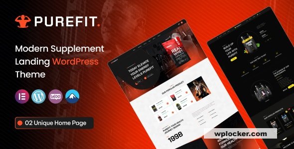 Purefit v1.0.0 - Health Supplement WordPress Theme