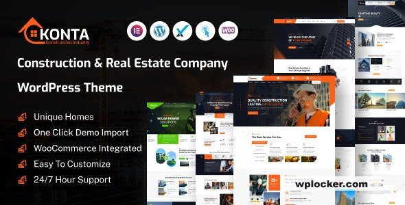 Konta v1.0.0 - Construction and Real Estate Company WordPress Theme