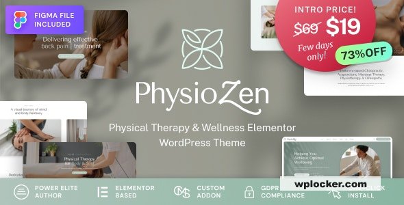 PhysioZen v1.0.1 - Chiropractor & Physiotherapy Wellness WordPress Theme
