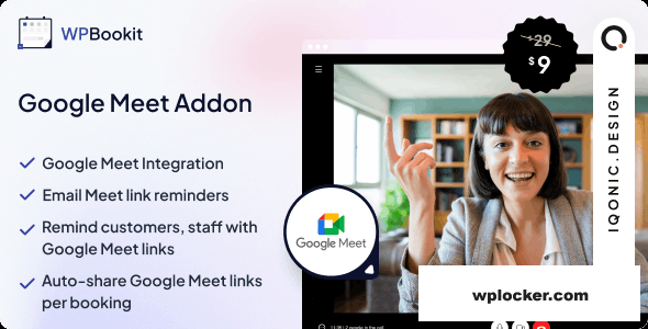 WPBookit - Google Meet (Addon) v1.1.0