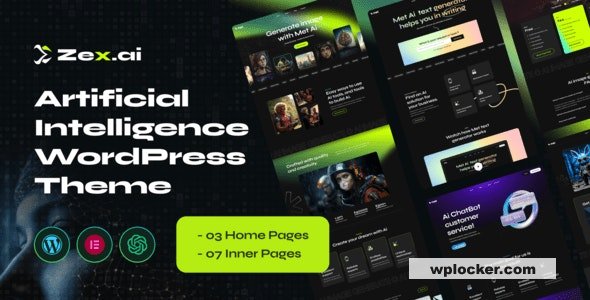 Zex v1.0 - Ai Image Generate WordPress Theme