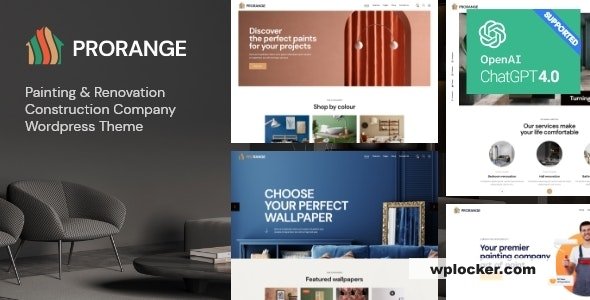 ProRange v2.3 - Painting & Renovation Construction Company WordPress Theme