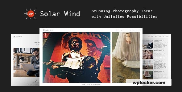SolarWind v1.4.1 - Photography WordPress Theme