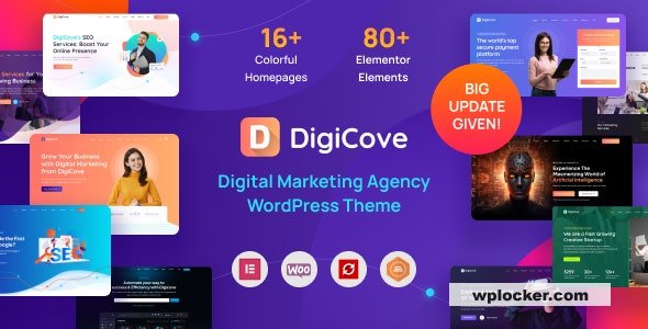 Digicove v1.0.5 - Digital Marketing Agency WordPress Theme