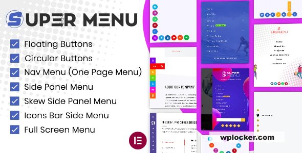 Super Floating and Fly Menu v2.2.9 - Sticky, side, one page navigator, off-canvas menu plugin for WordPress