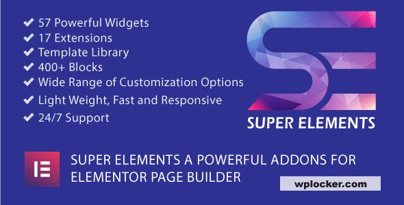Super Elements v2.5.2 - Addons for Elementor