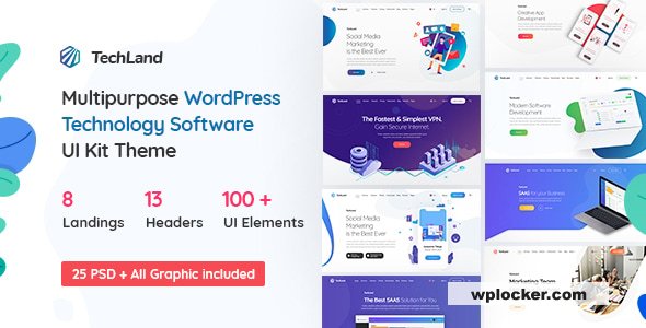 Techland v1.9.0 - Multipurpose Technology WordPress Theme