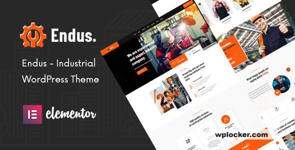 Endus v1.0.1 - Industrial Manufacturing WordPress Theme