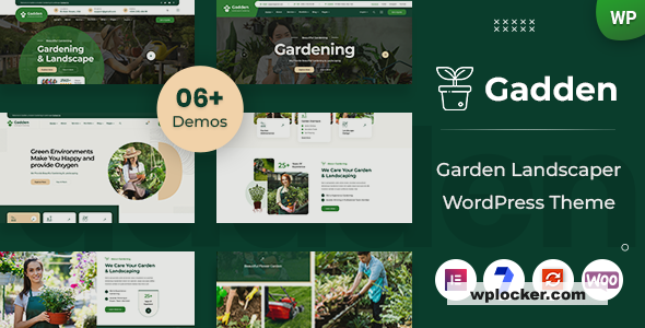 Gadden v1.0.0 - Garden Landscaper WordPress Theme