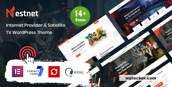 Nestnet v1.0.0 - Internet Provider & Satellite TV WordPress Theme
