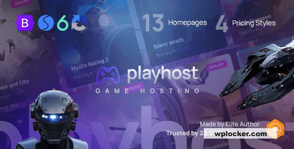 Playhost v1.0.2 - Game Hosting Server Website Template