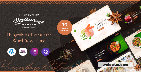 Hungrybuzz v1.0.1 - Restaurant WordPress Theme