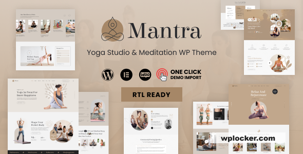 Mantra v1.0.2 - Yoga Fitness WordPress Theme