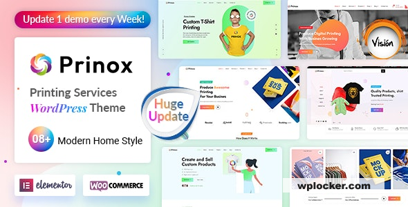 Prinox v2.1.2 - Printing Services WordPress Theme