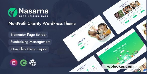 Nasarna v2.0.2 - NonProfit Charity WordPress Theme