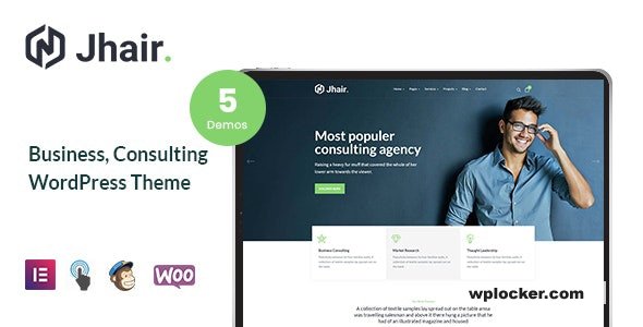 Jhair v2.0.5 - Business, Consulting WordPress Theme