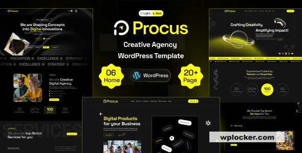 Procus v1.0 - Modern Creative Digital Agency WordPress Theme