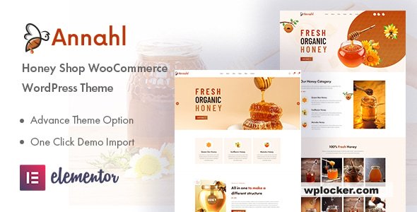 Annahl v1.0.4 - Organic & Honey Shop WordPress Theme