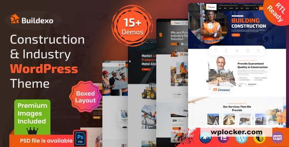 Blxo v1.0.3 - Construction WordPress Theme