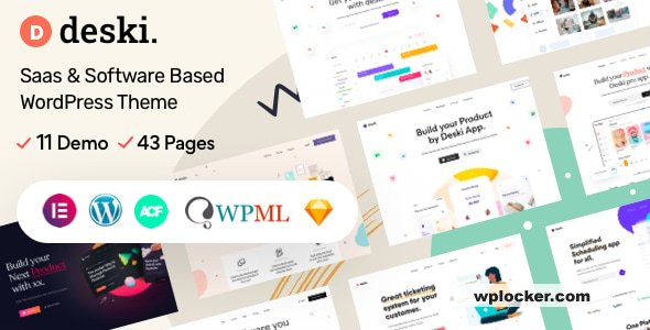 Deski v1.4.1 - Modern Saas & Software landing page WordPress theme