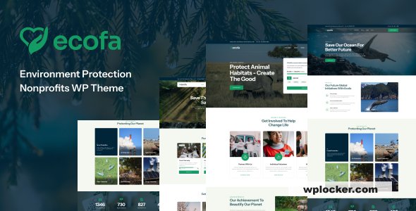 Ecofa v1.0.6 - Environment Protection Nonprofits WordPress Theme